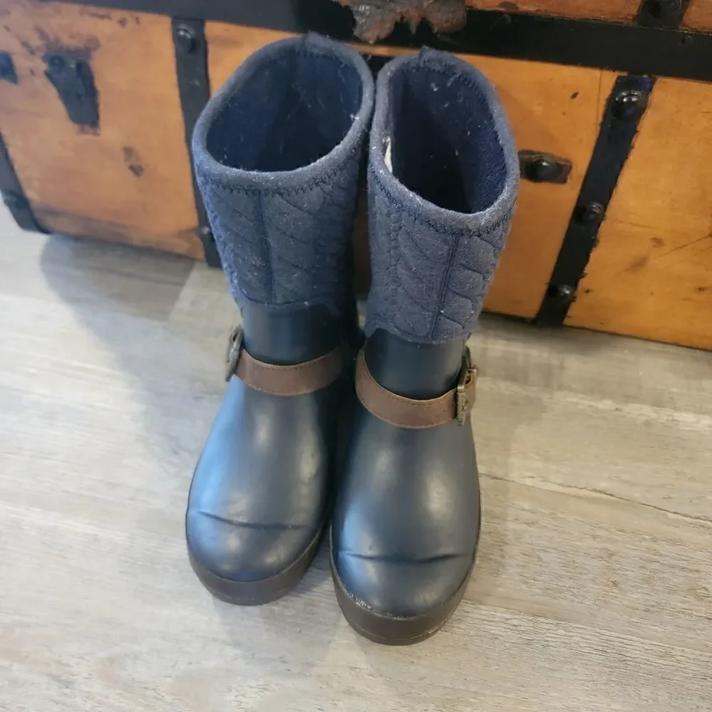 Sperry navy blue Walker fog waterproof boots size 7